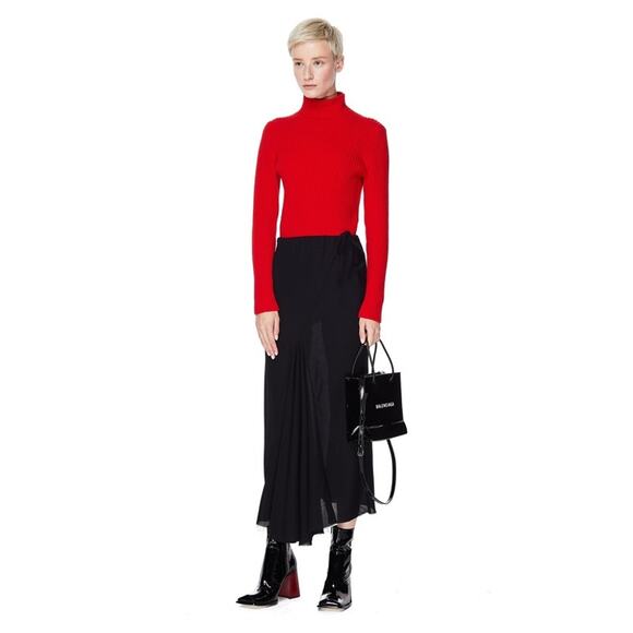 Balenciaga Black Patent Leather XXS Shopping Tote Crossbody Bag New - Picture 6 of 14